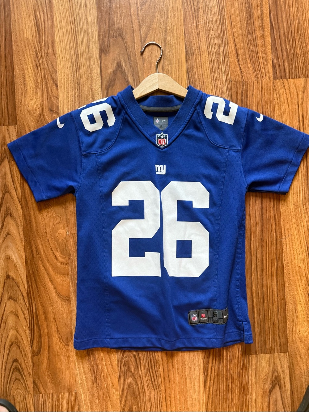 Nike Kids Royal Blue #26 Football Jersey